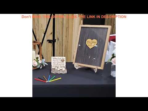 deal-personalize-wood--vintage-wedding-guest-book--custom-birthday-party-christening--wish-box-wedd