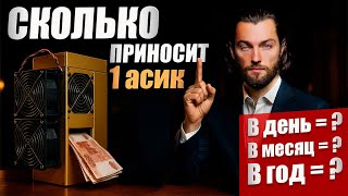 картинка: Сколько приносит 1 ASIC в 2025 году? Честная экономика майнинга
