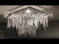 Chandelier made out of picture frames. DIY chandelier