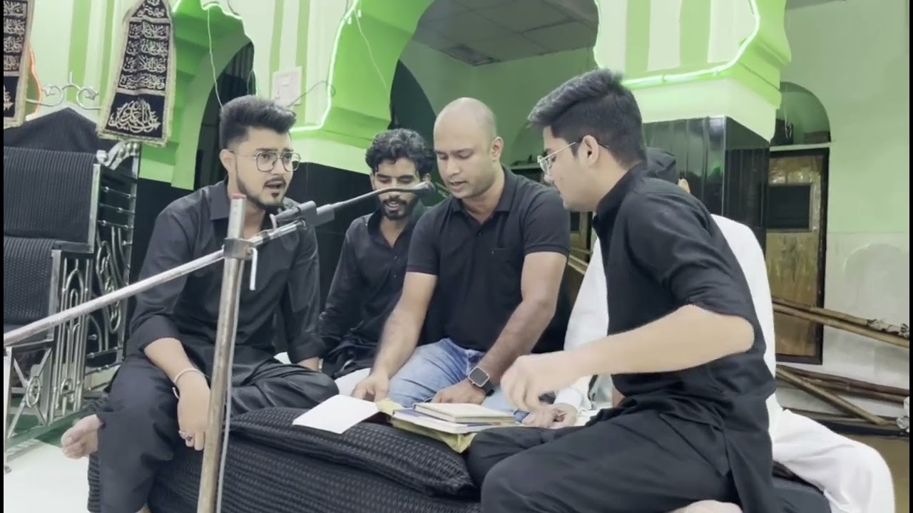 Majlis Chehllum e Imam Hussain A.S 1446 hijri choti mansabiya meerut #majlis #moharram #sozkhwani