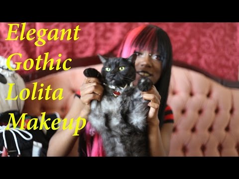Elegant Gothic Lolita Make up Tutorial [For dark skin]