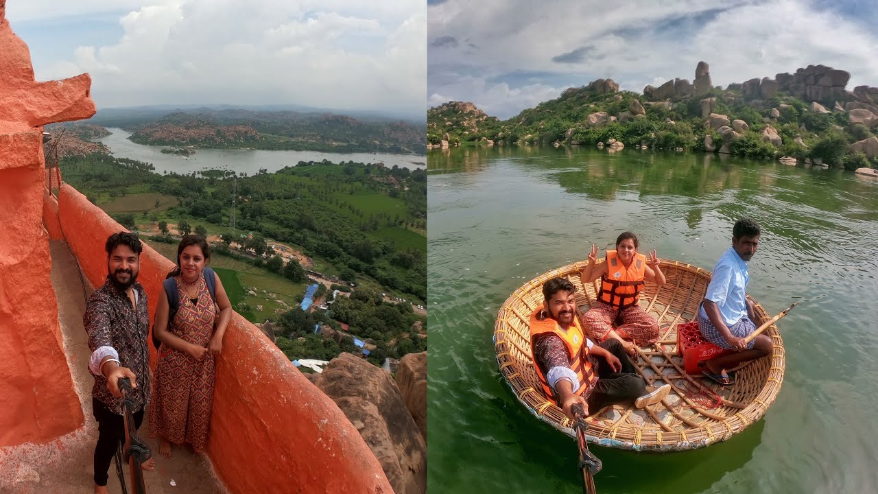 Coracle Ride In Hampi I Anjanadri Hill I Last Day In Hampi I हंपी Ep 09