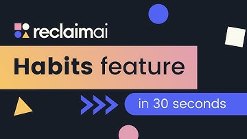 Reclaim.ai Habits | Habit Tracking App for Google Calendar