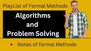Problem solving and algorithms | algorithms | Full explaination | by alpha coding and tech