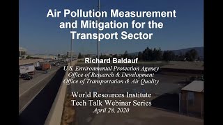 AQ Tech Talk: Air Pollution Measurement & Mitigation for the Transport Sector | 4/28/2020