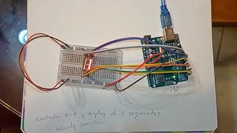 ARDUINO CONTADOR CATODO 0 A 9