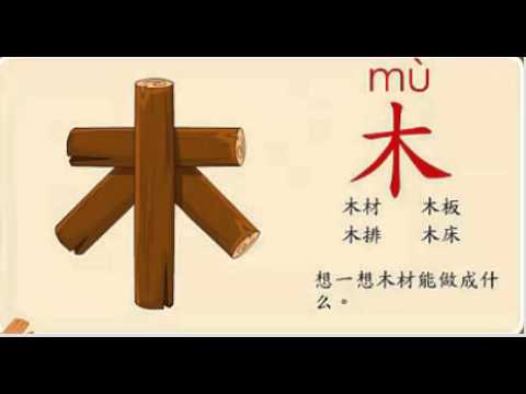 汉字部首 木 悟空识字 Youtube