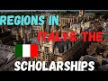 Regions In Italy And Their Scholarships| Scholarships in Italy For International Students