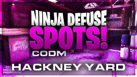 How to ninja defuse on Hackney yard - codm special edition