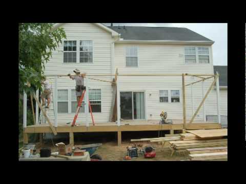 How to build a screen porch – Howard County, Maryland