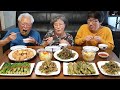 두릅 요리 대잔치~! 직접기른 두릅 먹방 (두릅숙회, 두릅전, 두릅 콩가루나물, 소고기두릅볶음, 맥반석 계란) Fatsia Sprouts Mukbang / Korean Recipe