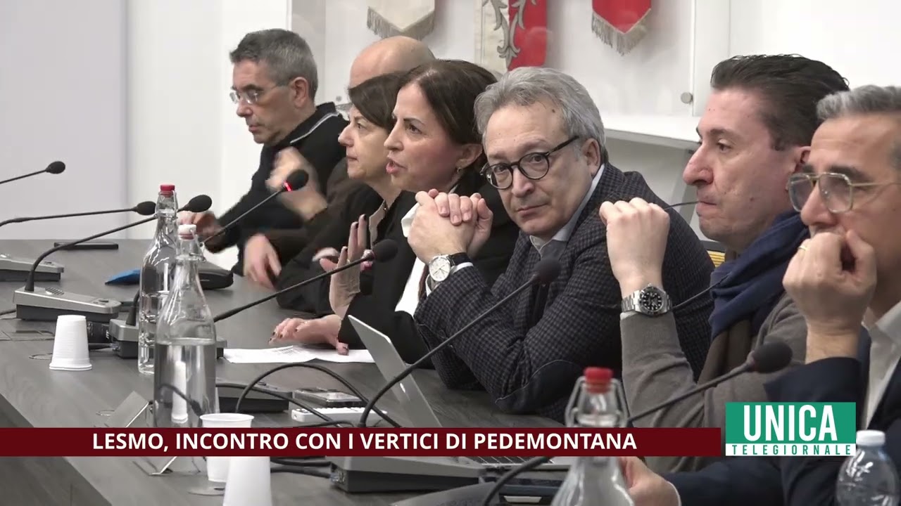 Lesmo, incontro con i vertici di Pedemontana