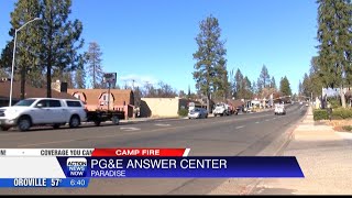 Happening today: PG&E will be in Paradise to help with gas service when rebuilding