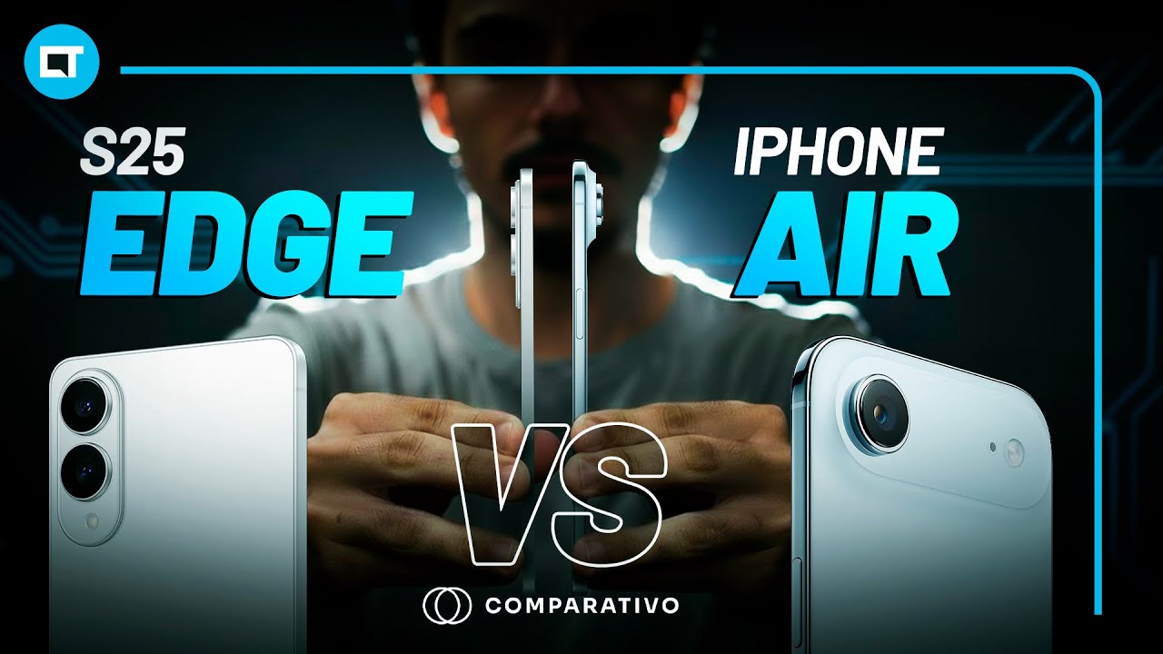 Samsung Galaxy S25 Edge vs Apple iPhone Air [comparativo]