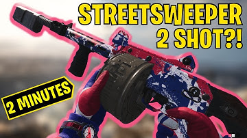 MOST UNDERATED GUN IN WARZONE - STREETSWEEPER GUIDE - 2 SHOT -  Best shotgun in the game!(2 Minutes)