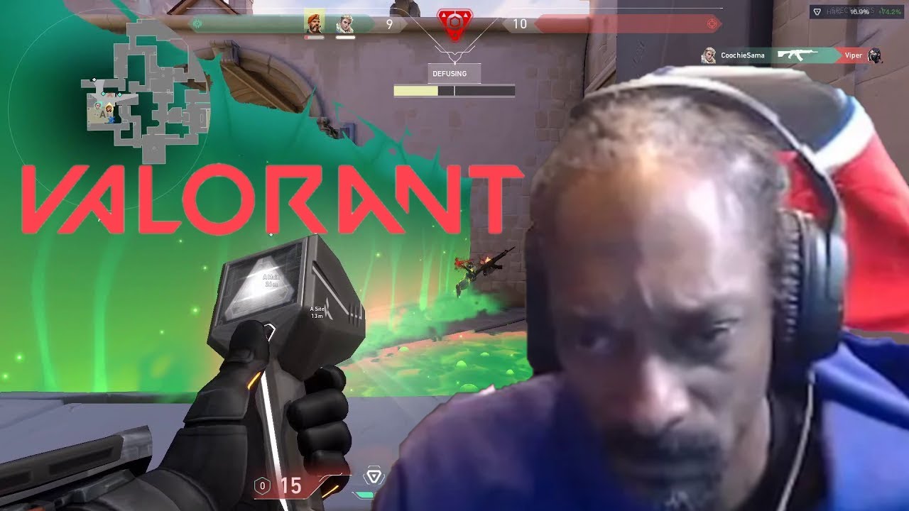 Snoop Dogg plays Valorant Rage quit meme YouTube