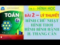 Chương 3 - Bài 2 - H.CHỮ NHẬT - H.THOI - H.BÌNH HÀNH- H.THANG CÂN -LT