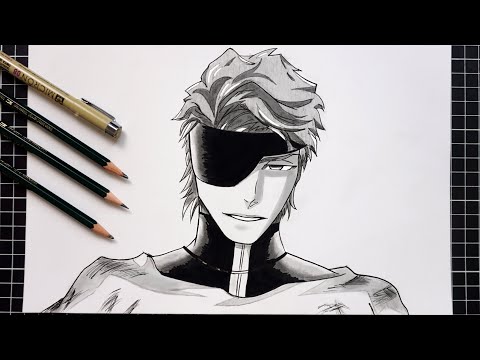 How To Draw AIZEN Bleach Step By Step Easy Drawing Tutorial