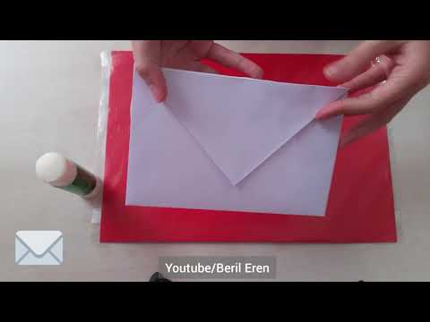 Kolay Zarf Yapımı ✉ | Mektup Zarfı A4 Kağıttan/Easy Tutorial Origami Envelope / Kağıt Katlama DIY #1