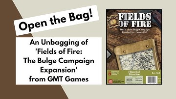 Open the Bag! GMT