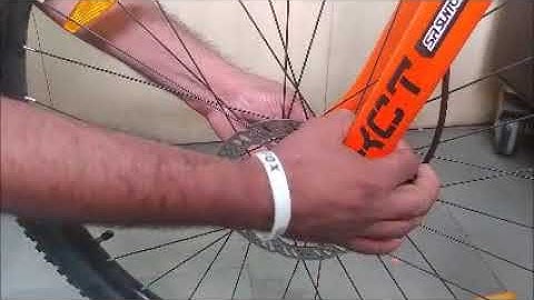 How tighten the Quick Release Skewers