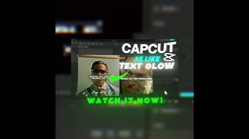 Create Viral Glow Text in CapCut (No AE Needed!) 💡