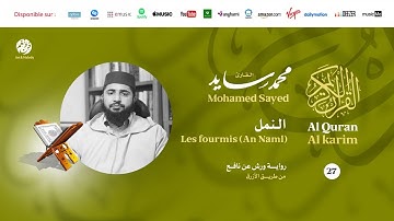 Mohamed Sayed - Surat An Naml - سورة النمل | تلاوة بصوت القارئ محمد سايد | برواية ورش عن نافع