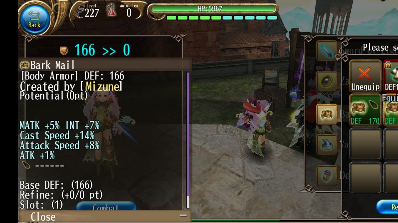 [Toram Online] Fill Stats Part 1