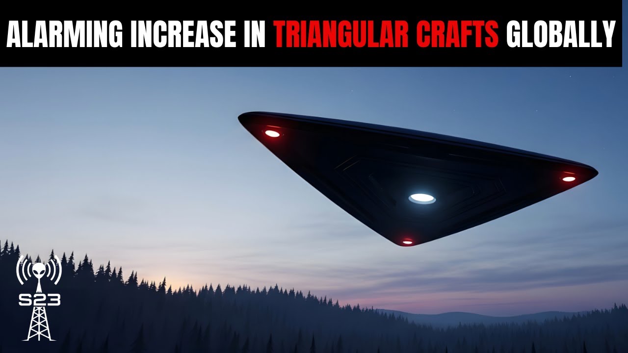 TOP 10 UFO Footage |  Three Glowing Orbs Formed A Triangle Near Area 51