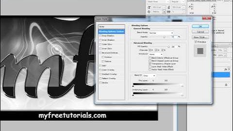 3D Transparent Glass Text Effect Video Tutorial in Photoshop Part 2