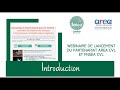 Webinaire areacvl fnseacvl   introduction