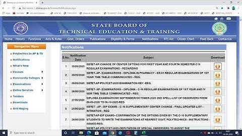 AP SBTET LATEST REGULAR EXAMS CENTER CHANGE OPTION RESULTS || BSD TELUGU TECH