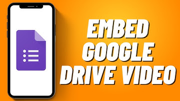 How To Embed Google Drive Video on Google Sites !