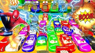 Disney Cars 3 Fabulous Lightning Mcqueen Jackson Storm Dinoco Cruz Ramirez Jumping Bowling Balls