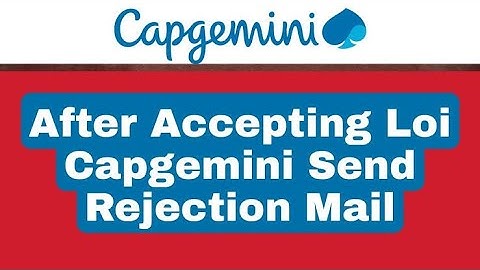 Capgemini|What after getting LOI|is it confirmation for getting DOJ|What not to do while accepting