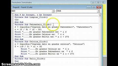 Termómetro en VisualBasic  6 0