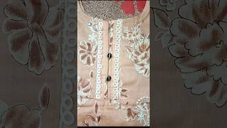 Trending neck design with lace 2026#neckdesign #viral #shorts#trending#sewing