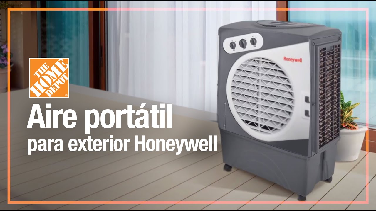 Menos que Bañera conspiración Conoce el ventilador portátil para exterior Honeywell | Ventilación | The  Home Depot Mx - YouTube