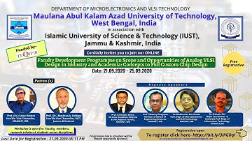 FDP- Scope and Opportunities of Analog VLSI Design in Industry and Academia Day-2 Session-II
