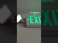 Commercial Electric Green Exit Combo Sign