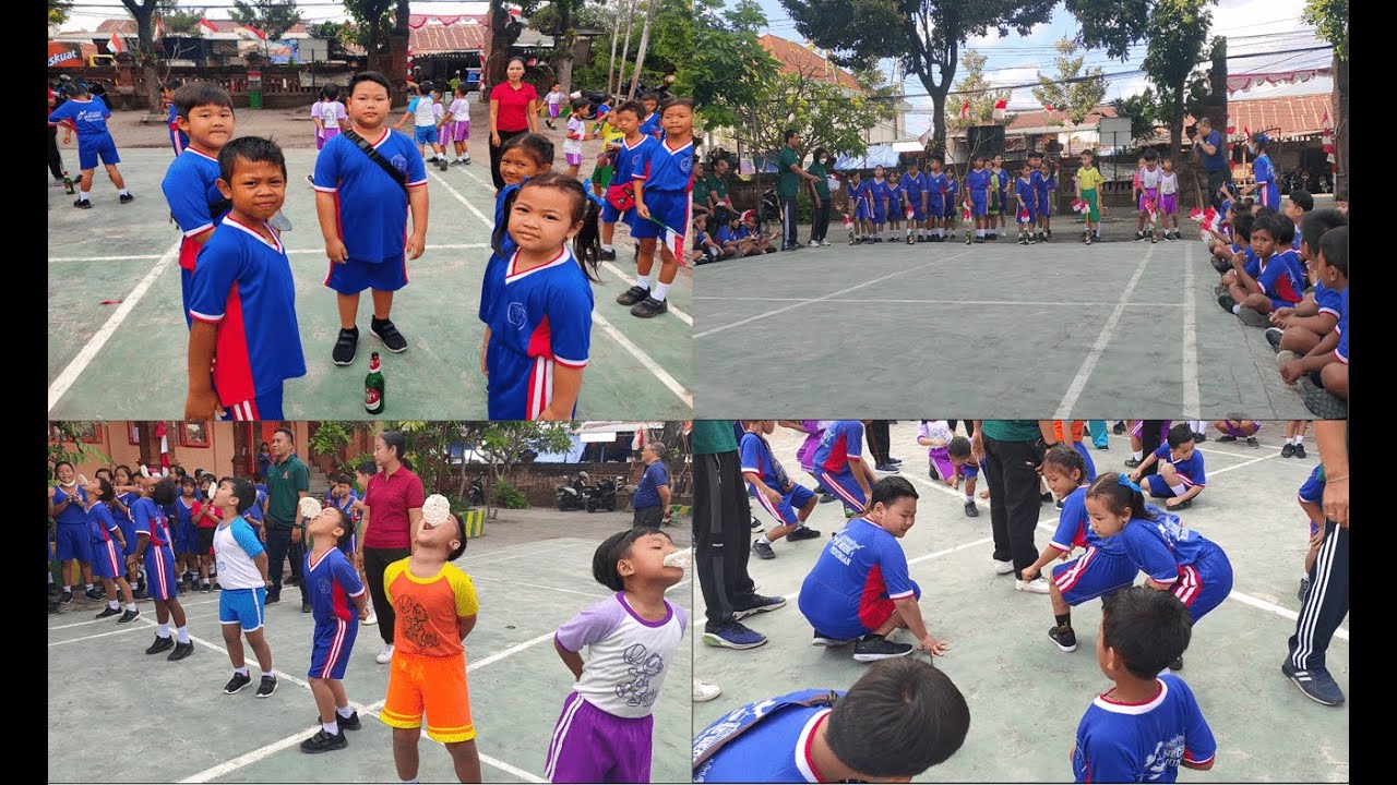 KESERUAN LOMBA - LOMBA HUT KE 78 RI DI SDN 1 PEDUNGAN