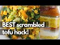 BEST SCRAMBLED TOFU HACKS (Make-Ahead Scrambled Tofu Seasoning Recipe!)