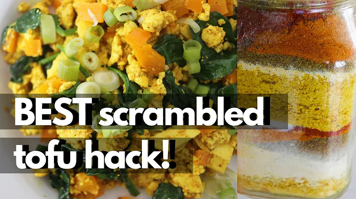 BEST SCRAMBLED TOFU HACKS (Make-Ahead Scrambled Tofu Seasoning Recipe!)