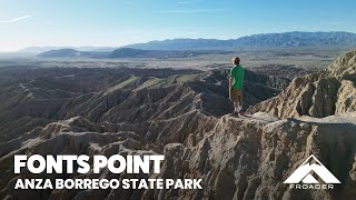 Quick overnight solo camp at Fonts Point - Anza Borrego State Park