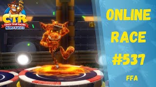 Online Race #537 | Playing Consistently to Farm Epic Ranked FFA Lobby | CTR Nitro Fueled (PS4)