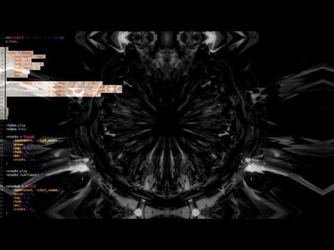 Supercollider - Live-coding session 11 : Full HD -  Audio & Visuals, nasty sound