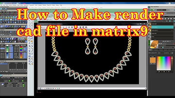 Rhino matrix class #68 |How to Make render cad file in matrix9 Tutorial/ Jewelry Animation Rendering