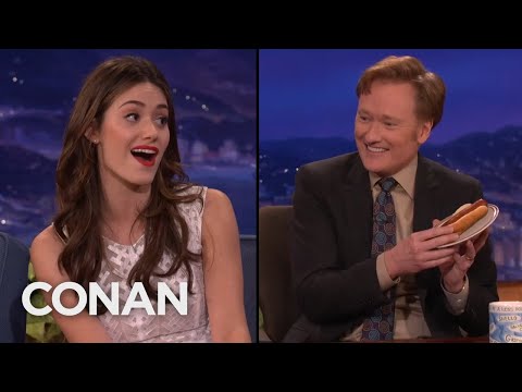 Emmy Rossum Sings Opera For A Hot Dog - CONAN on TBS