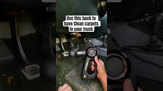 This hack for cleaner carpets #automobile #truck #mechanic #car #detailing #diy #hacks #lifehacks