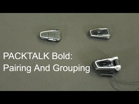 PACKTALK Bold: Pairing and Grouping Guide